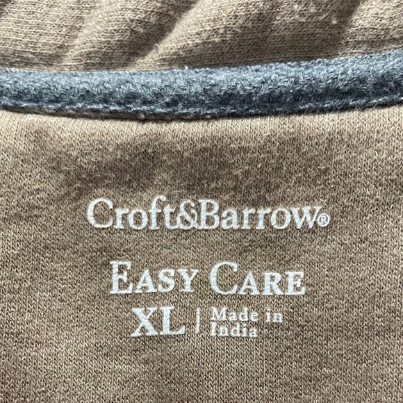 Men's Pullover, croft & barrow , XL, Brown, Preloved in Good Condition - Picture 3 of 5